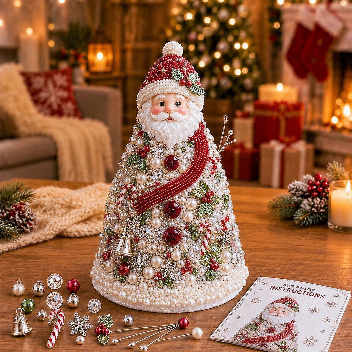 DIY Beaded Holiday Decorations Tree Craft Kit