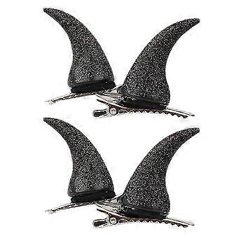 24Pcs Cosplay Costume Horn Hair Clips Halloween Decorative Hairpins