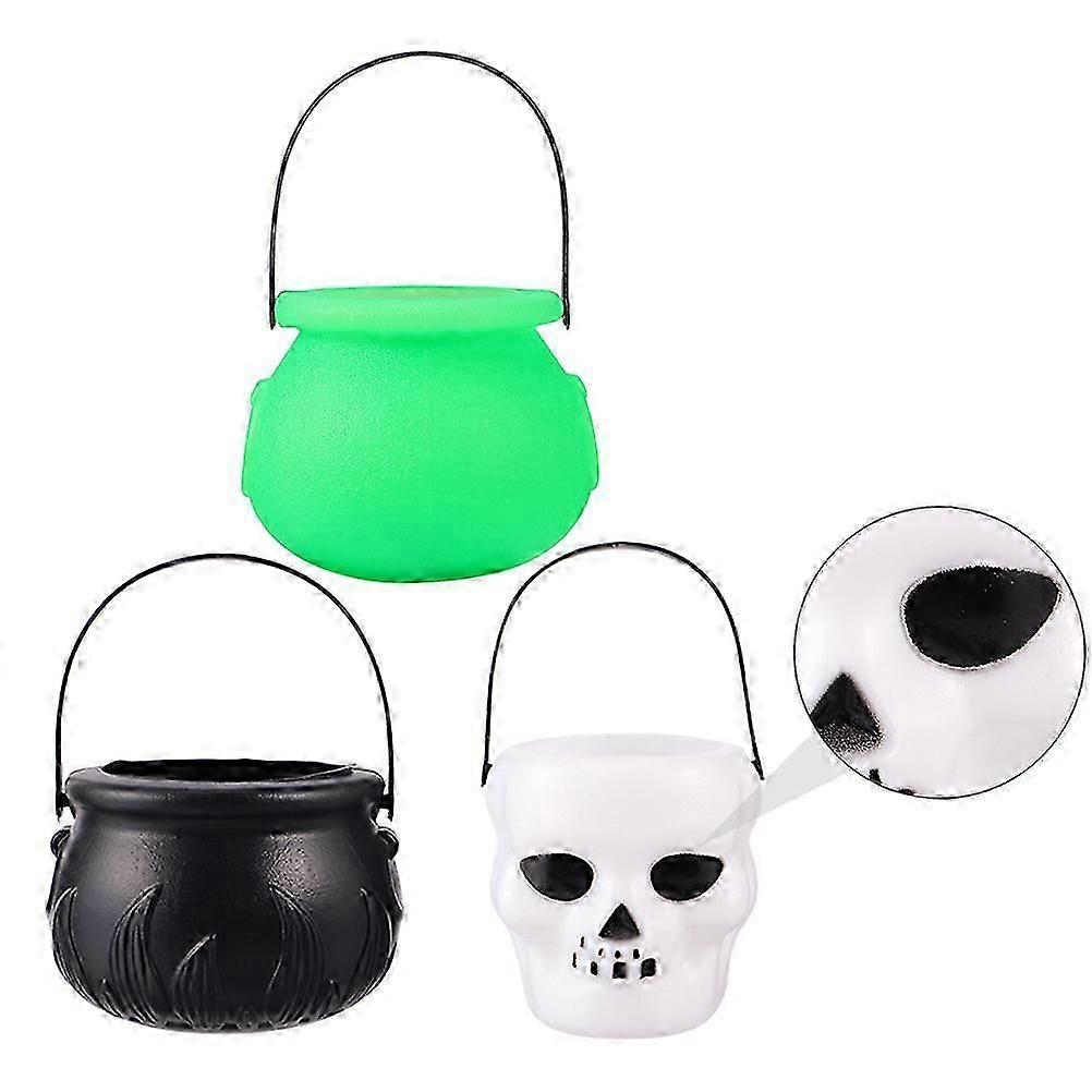 Halloween Witch Candy Bucket 12Pcs Reusable Candy Storage Container