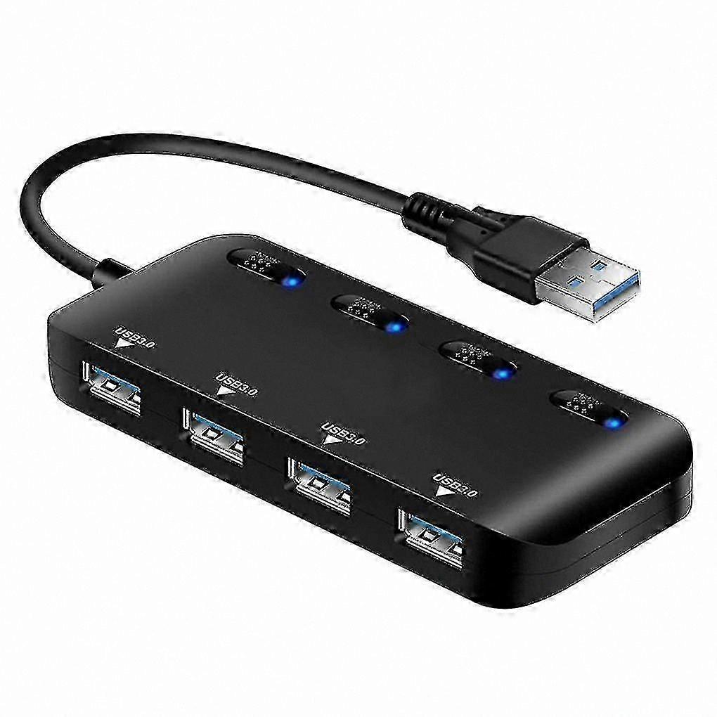 USB 3.0 Multi-Port Hub for Computers | High-Speed Data Transfer | Multiple Device Connectivity Solution