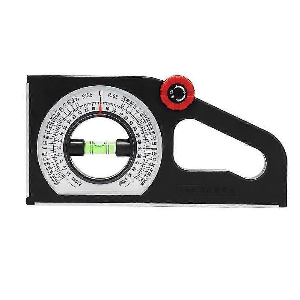 Engineering Inclinometer, Universal Slope Measuring Scale, Multifunctional Goniometer Instrument Measuring Tool A