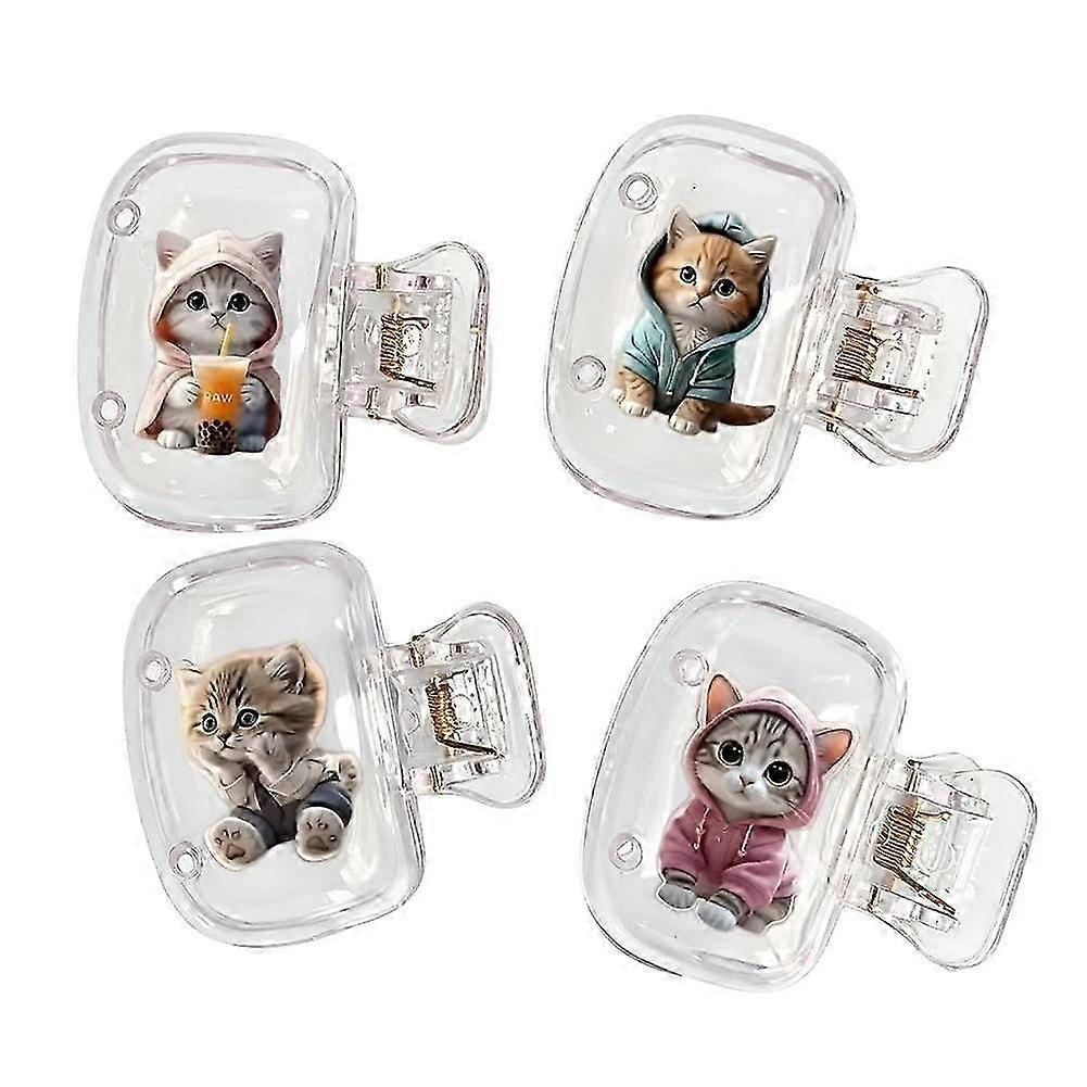 Cat Design Toothbrush Cover Compact
