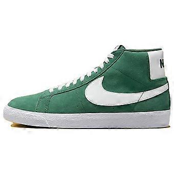 Nike SB Zoom Blazer Mid Suede Comfortable Mid top Skateboard Shoes Men's Green White FD0731-300