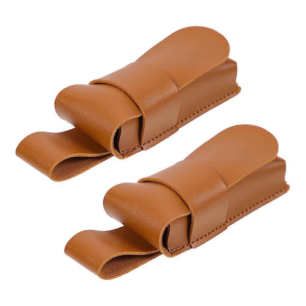 Harmonica Bag Case for Storage 4Pcs Portable Brown Harmonica Covers