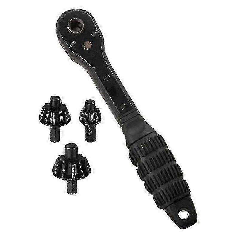 Drill Chuck Key Wrench Adjustable with Ergonomic Handle