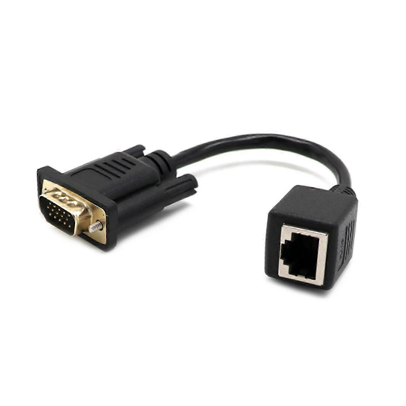 Compact VGA-RJ45 Signal Adapter