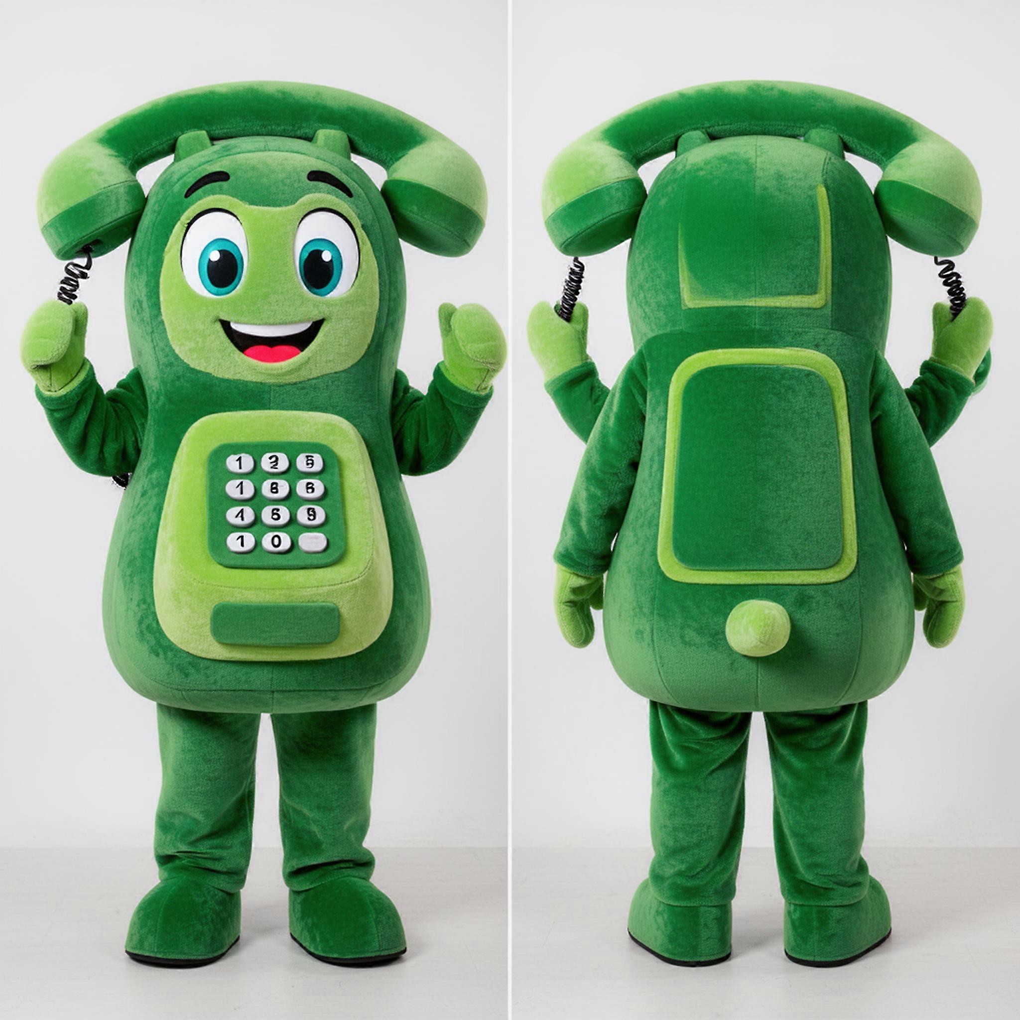 MASTICOT Forest Green Playful Mascot