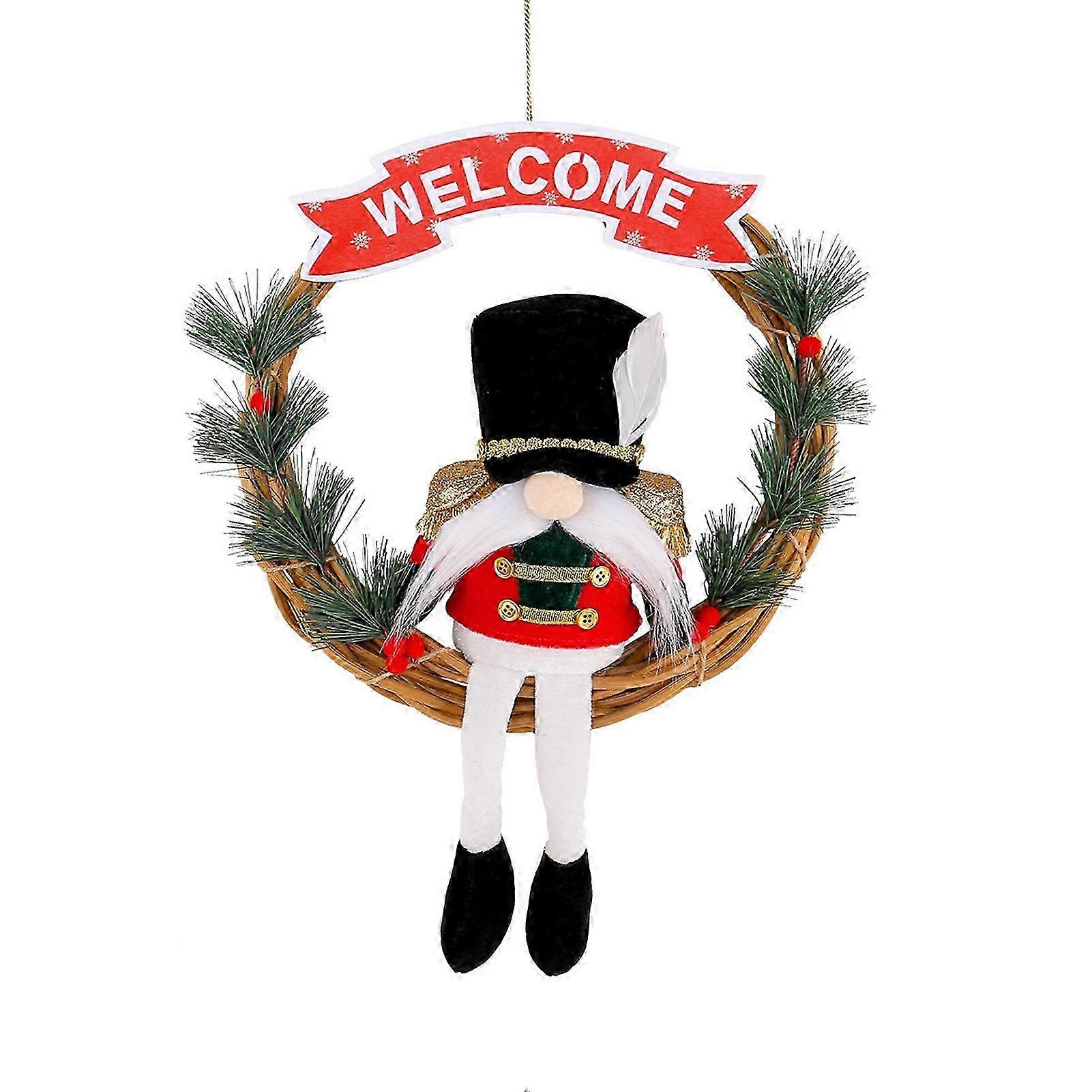 Gnome Soldier Vine Wreath