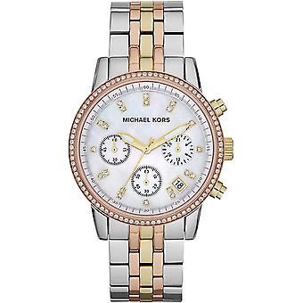 Mkors ritz Watch for Women Analog Quartz with MK5650 Stainless Steel Bracelet