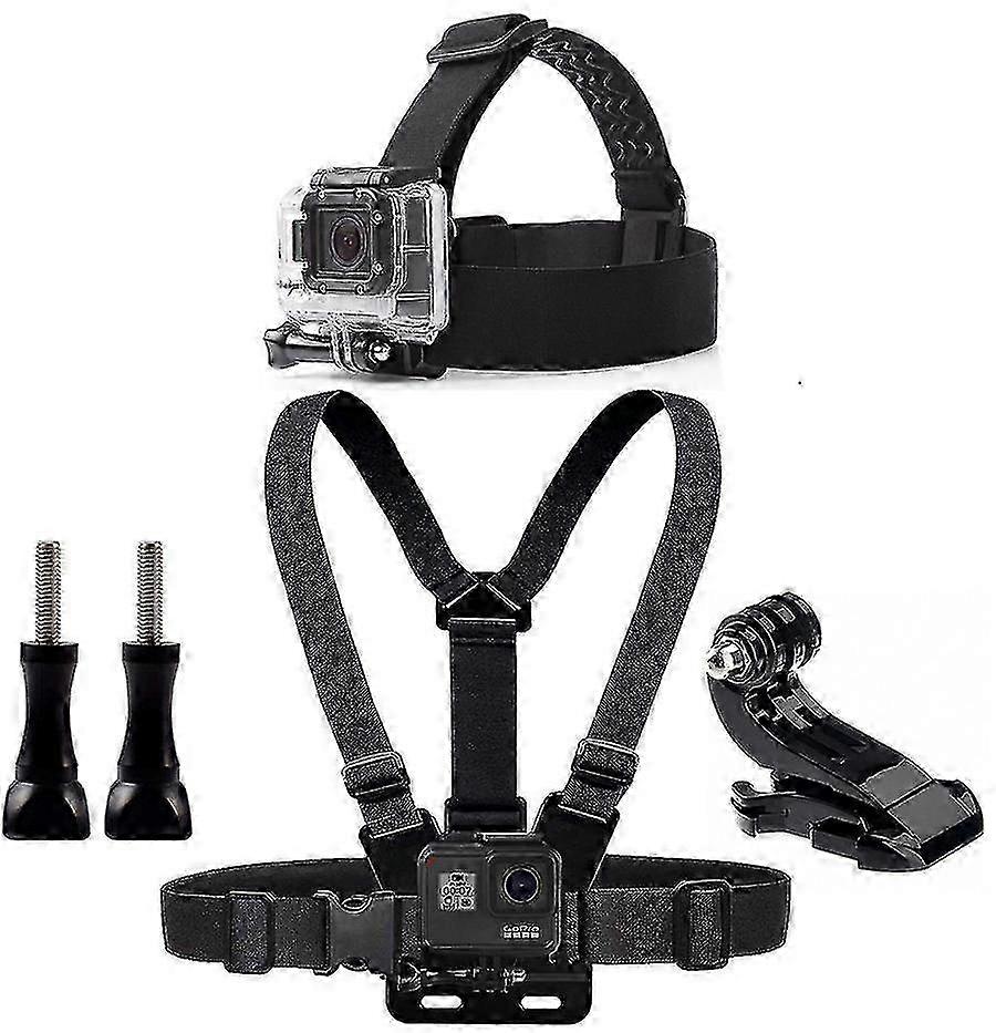 Chest Strap Headband Wrist Mount Bundle