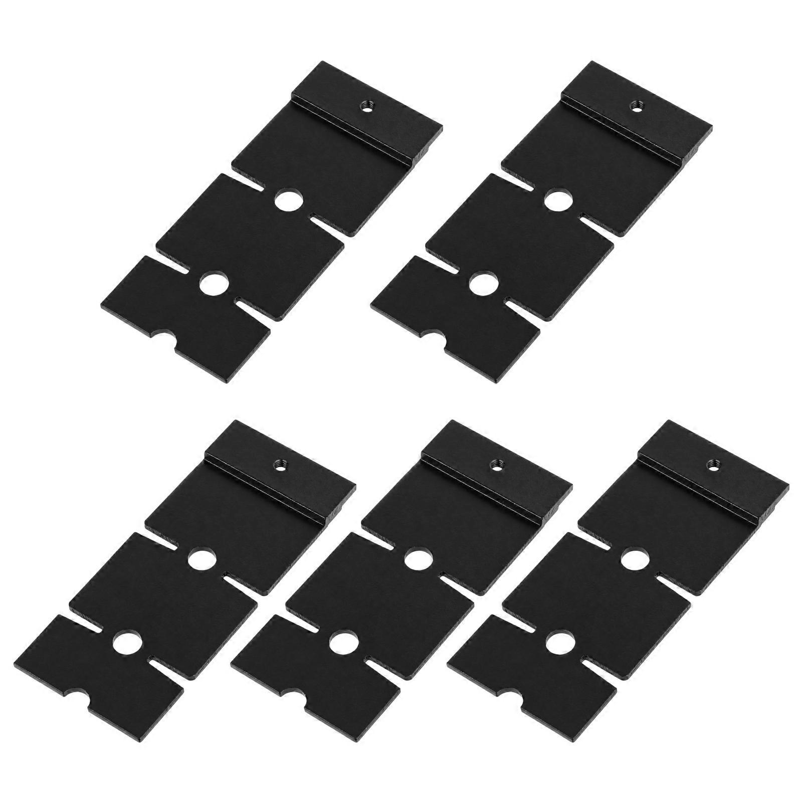 M.2 SSD Mounting Position Extensions, Black ABS M.2 SSD Length Extend Adapter with Multiple Openings for Support and Internal Computer Storage