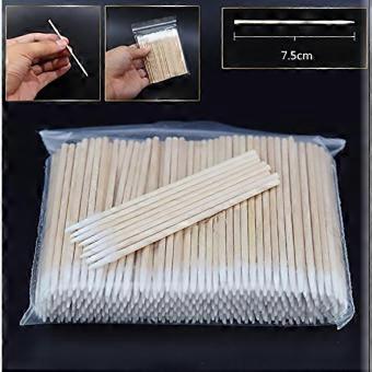 300pcs Engangs Makeup Microblading Bomull Vattpinne Øyenvippe Extension Applikator Makeup Fjerne