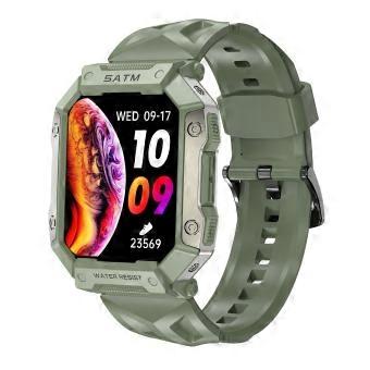 Smart Watch with Bluetooth Call, Blood Pressure and Heart Rate Monitor, 1.92 Inch Touchscreen IP68 Waterproof Fitness Tracker for Android iOS (Green)