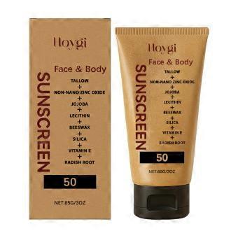 Tallow Sunscreen For Face Body Non-Nano Zinc-Oxide Natural Mineral Face Sunscreen_new