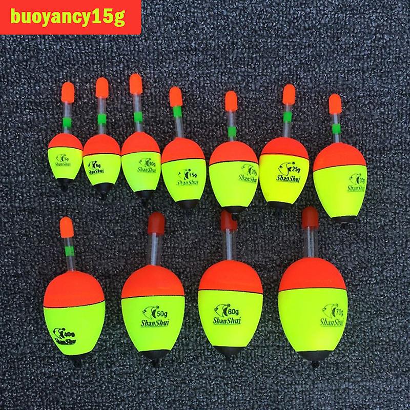 Galleggianti da pesca galleggianti, indicatore di sciopero galleggiante per pesca a mosca Bobine da pesca, 6pcs galleggianti in schiuma galleggiante Boa p(Rosso