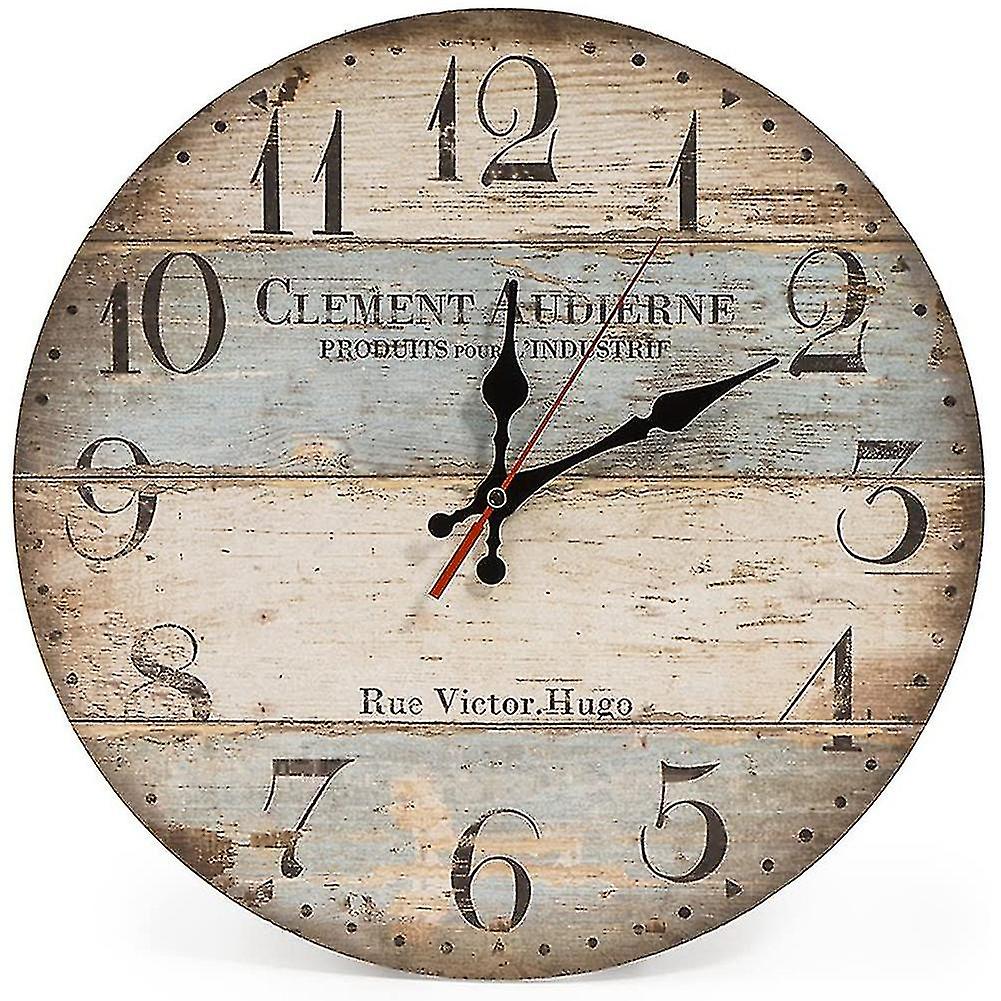 Hdadwy Conchiglie di mare Tavola di legno Sfondo Estate Orologio