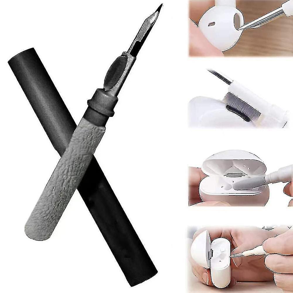 2 Pcs Bluetooth Earbuds Cleaning Pen Durable Clean Pen Brush Tools