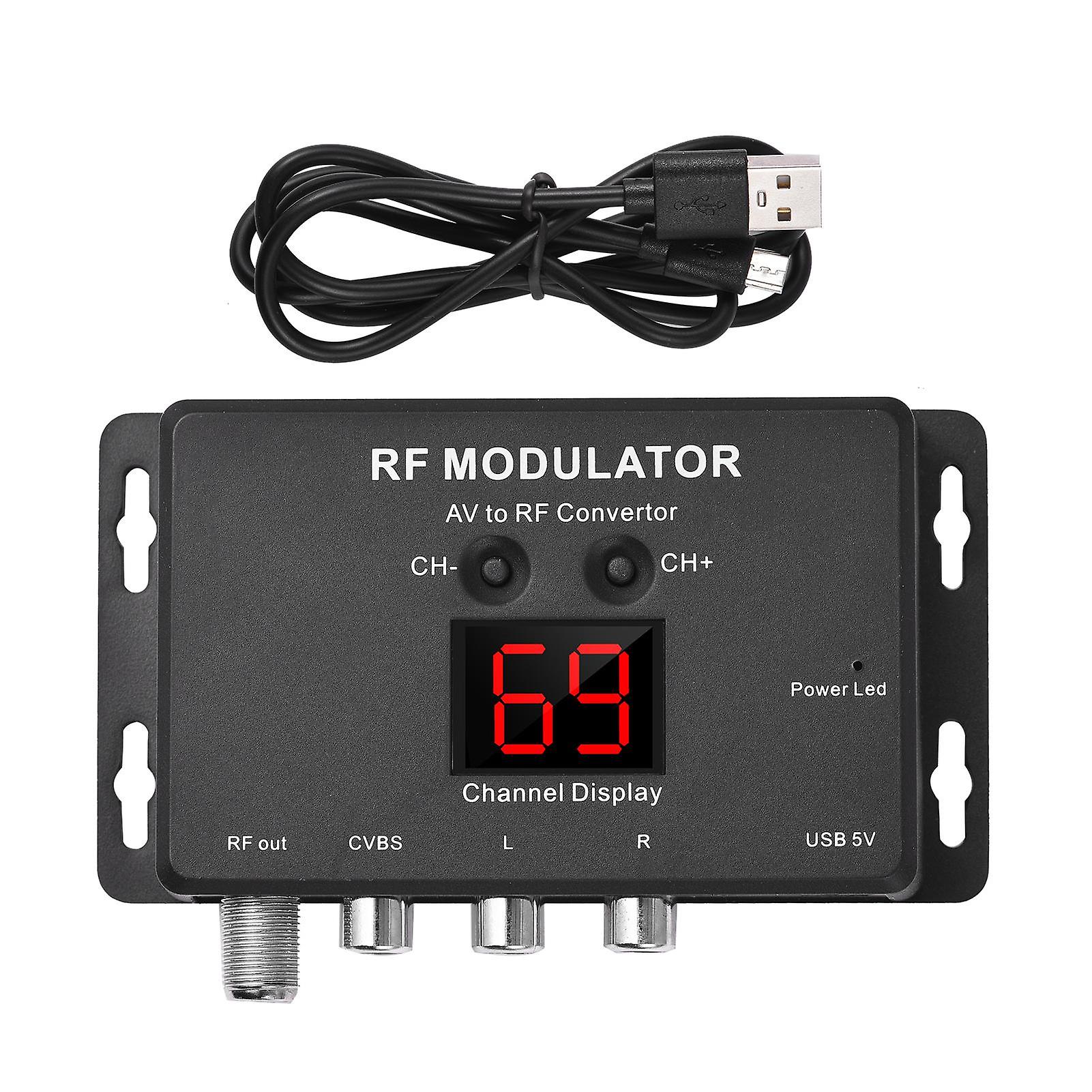 M60 RF Modulator AV To RF Converter