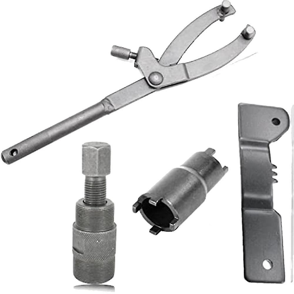 4pcs Flywheel Variator Locking Tool Adjustable Spanner Wrench Tools