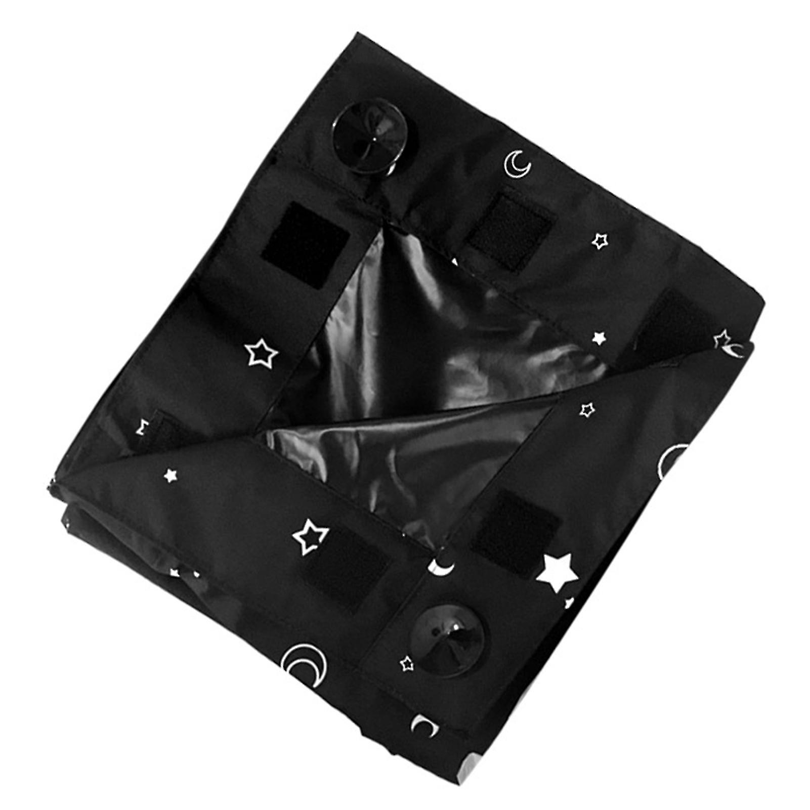 Easy Install Polyester Home Window Outdoor Camping Sun Shade Portable With Suction Cups Printed Blackout Blind Hiking Rectangle