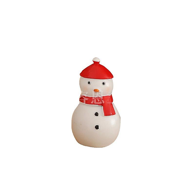 Christmas Gift Xmas Micro Landscape Ornaments Tree Snowman Diy Accessories Old Man