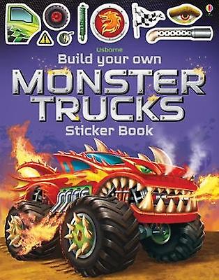 Build Your Own Monster Trucks Sticker Book by Simon Tudhope Paperback