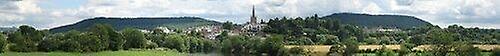 Gaugemaster GM758 Small Pretty English Town Backscene - 6 x 54 in. (1372 x 152mm) Suitable for several scales Paper Painted Backscenes Scale model