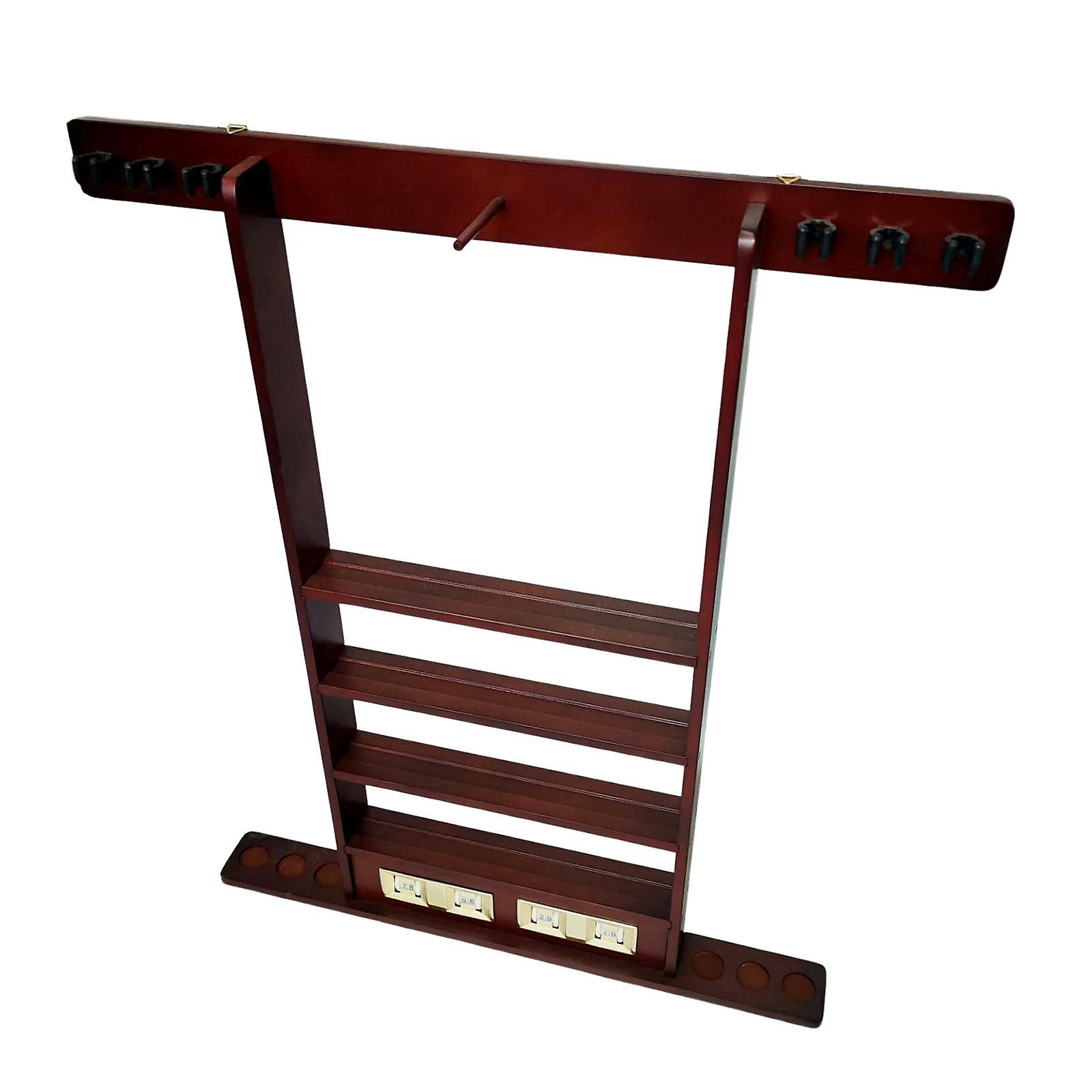 Pool Cue Rack Wall Mount Pool Stick Holder for Billiard Players Pool Bars