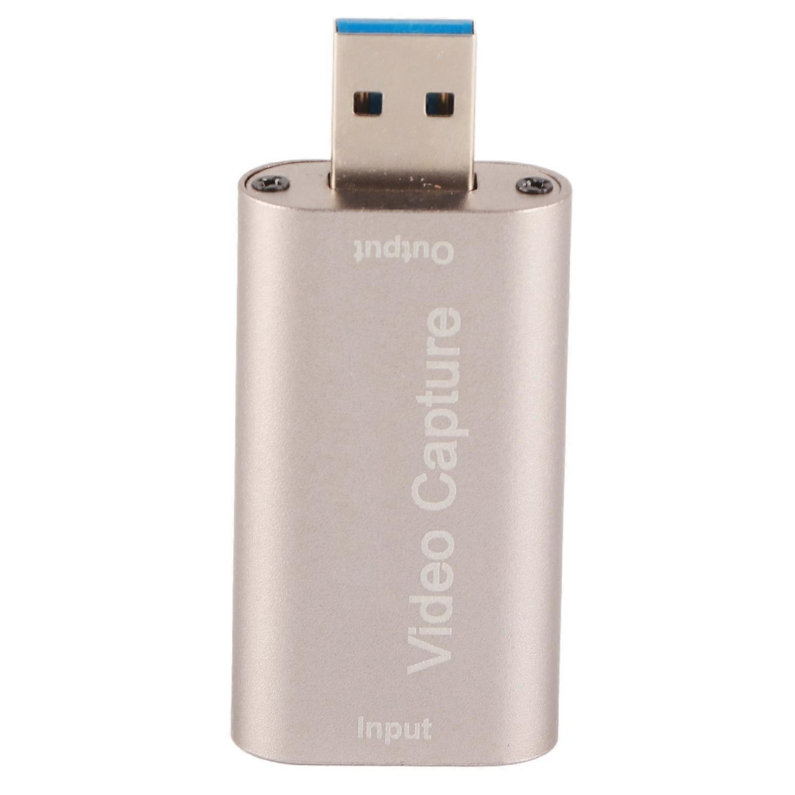 4K 60Hz HDMI Video Capture Card - Portable USB3.0 Device for DVD/Camera Recording