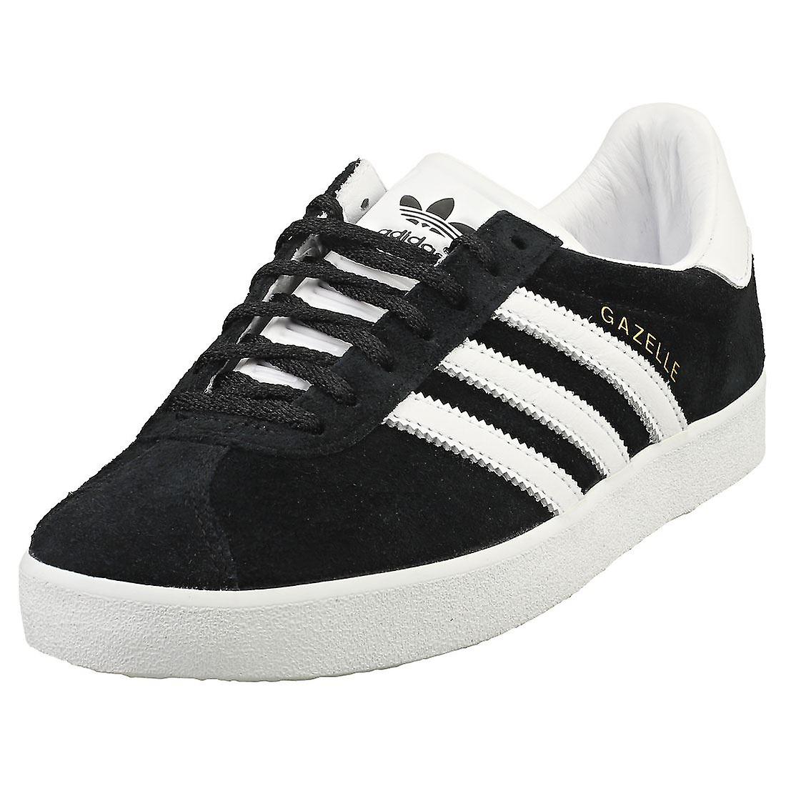 adidas Gazelle 85 黑色白色男士休闲运动鞋