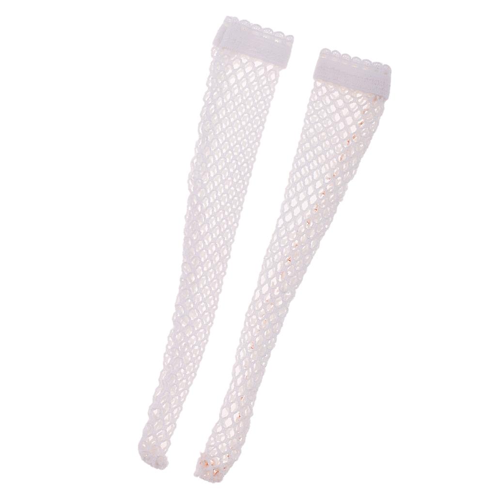 1/6 Scale Kniehohe Mesh Socken Netzstrümpfe für 12" weibliche Figur schwarz