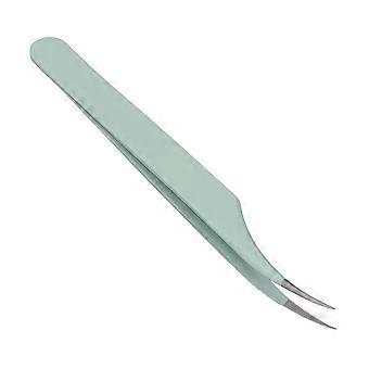 Curved Eyelash Extension Tweezers Salon Stainless Steel Ergonomic Precise Lash Tweezers for Separating