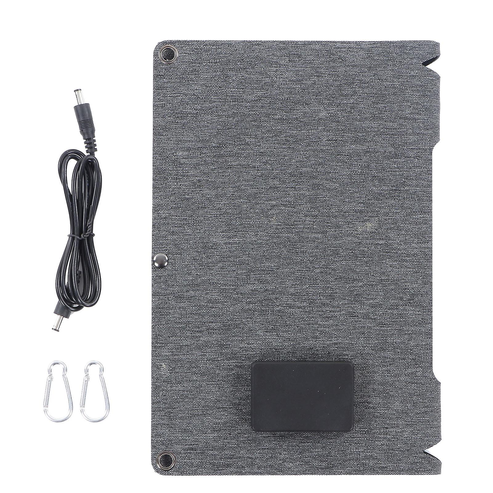 36W Portable Solar Panel Kit Folding Solar Charger with 2 USB Outputs for Camera Phones Laptops