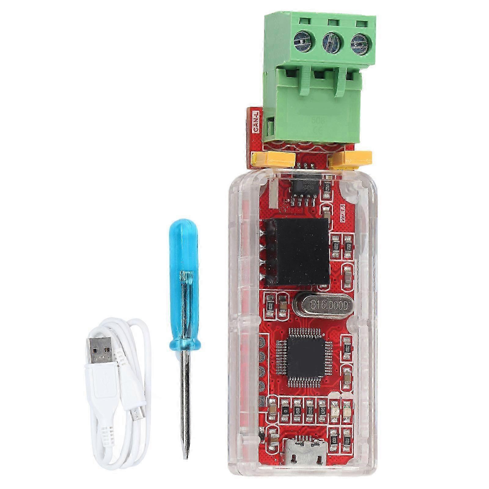 CAN Bus Analyzer USB Adapter 1 Channel 2 Isolation Electronic Component Equipment USBCANJ1939