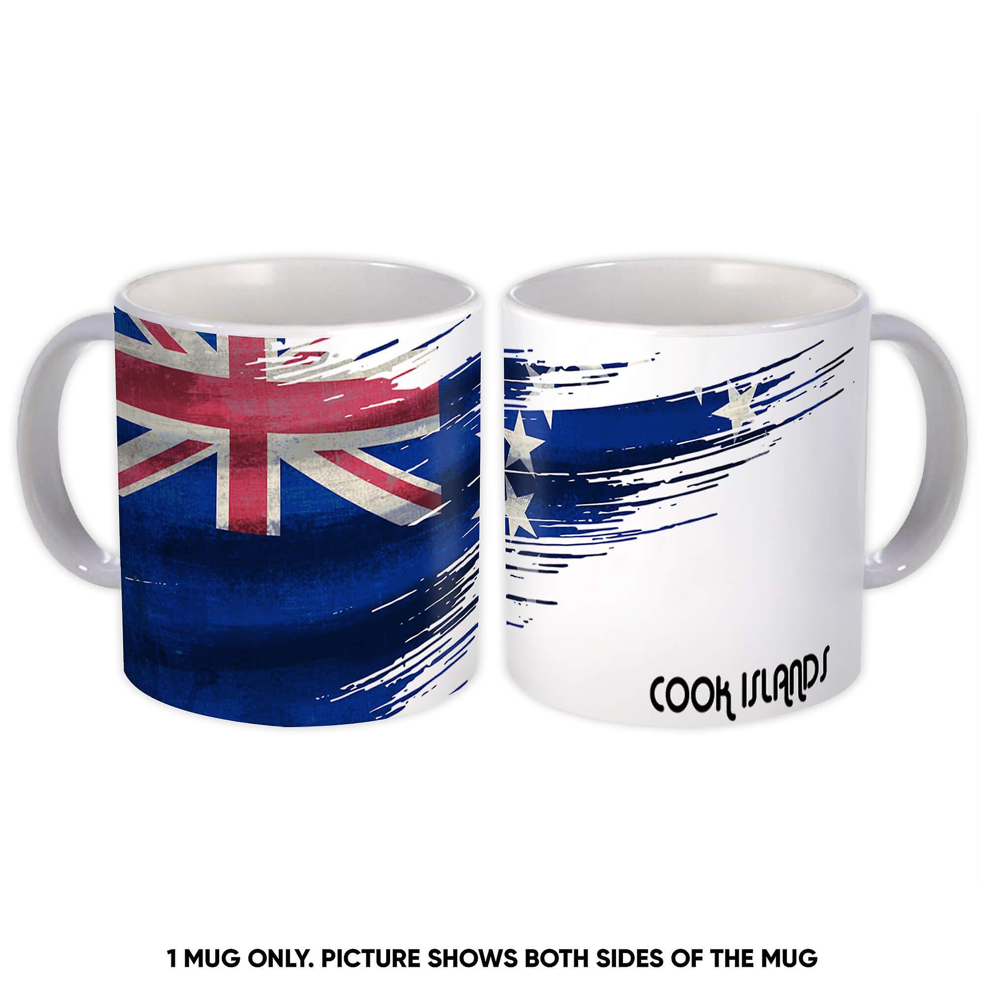 Gift Mug: Cook Islands Flag Modern