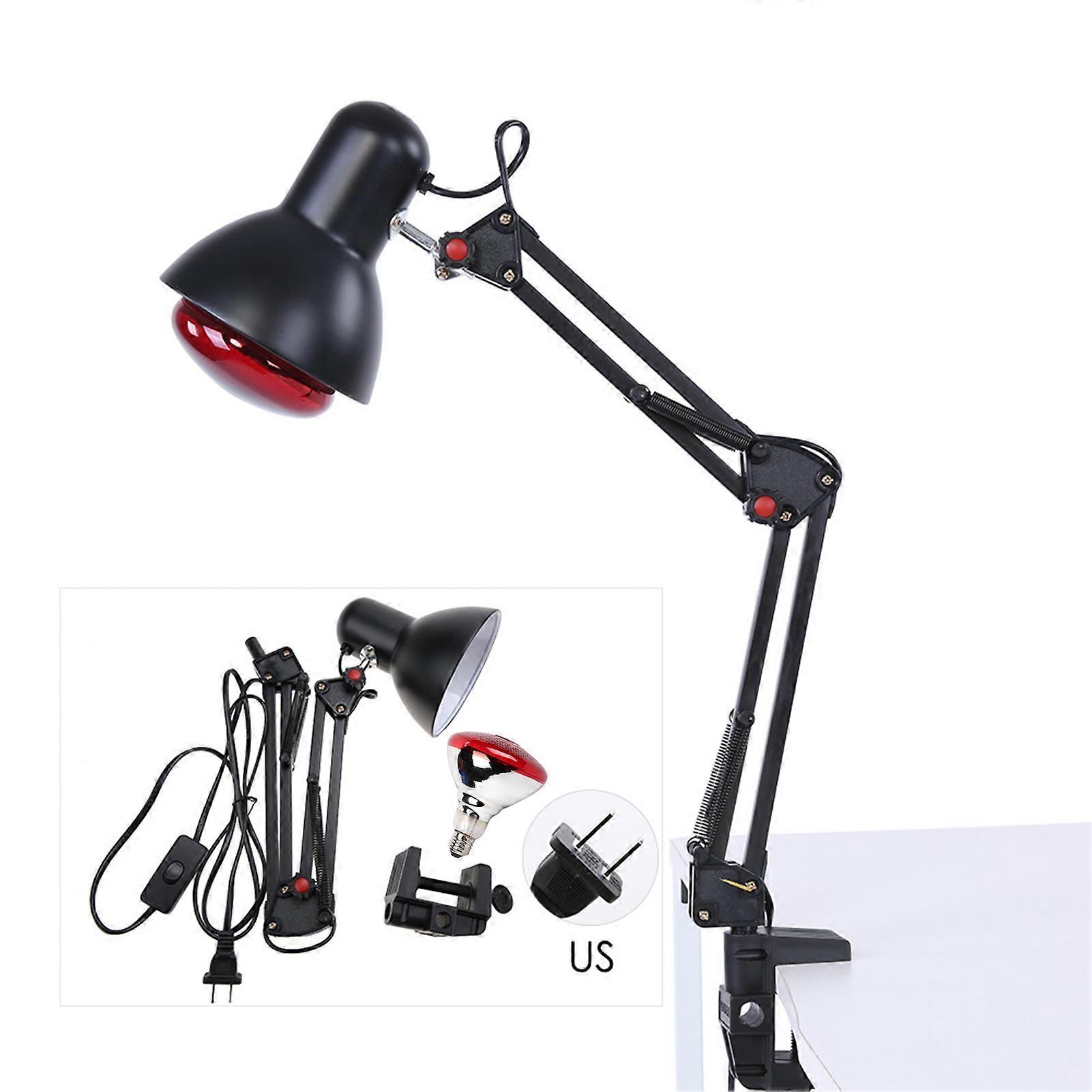 Lampe de physiothérapie à chaleur infrarouge, thérapie par chauffage, lumière, soulagement de la douleur, soins de santé, noir