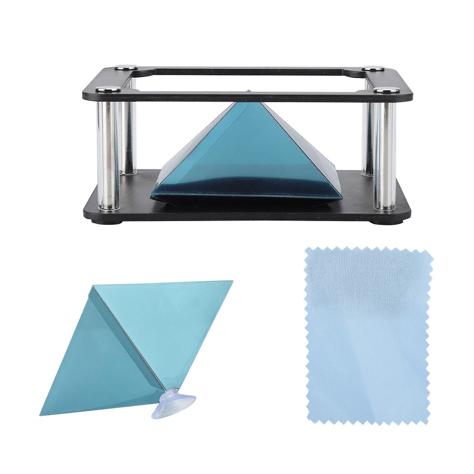 3D Holographic Display Stand Projector for 3.5-6 Inch Mobile Phones Smartphone Hologram Bracket Holder Compatible