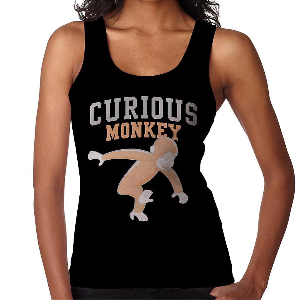 Curious George Monkey Sports Font Women's Vest