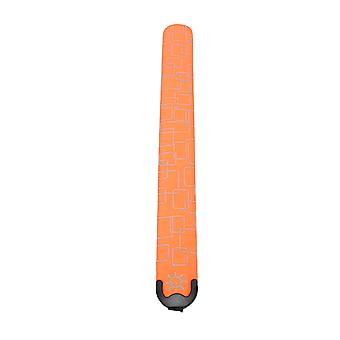 LED-sikkerhedsarmbåndslamper USB-opladning 3 niveaujusterbare armbånd til udendørs natløb orange