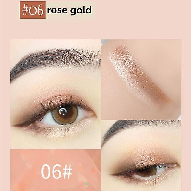 Waterproof Dual-Color Glitter Eyeshadow Stick