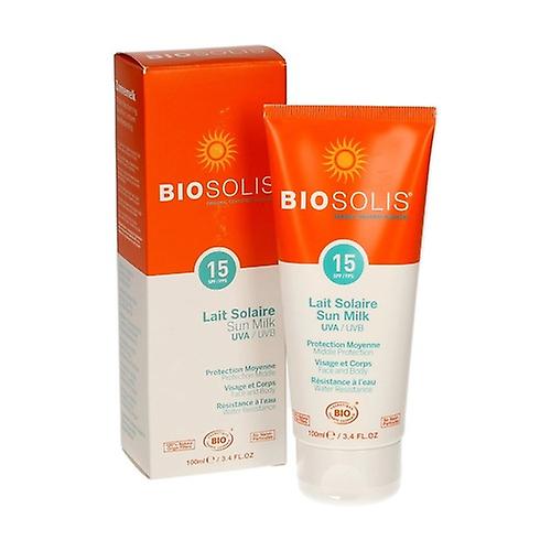 Sun milk spf 15 100 ml