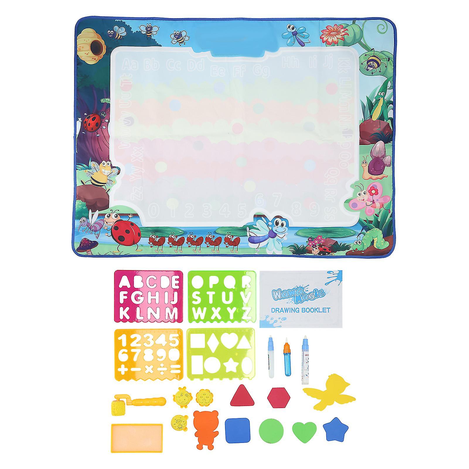 Educational Toy: Children's Water Painting Coloring Mat with Cartoon Pattern