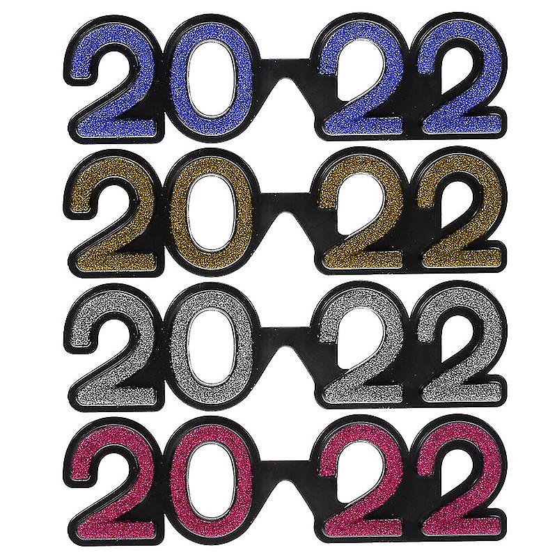 4pcs New Year Photo Props