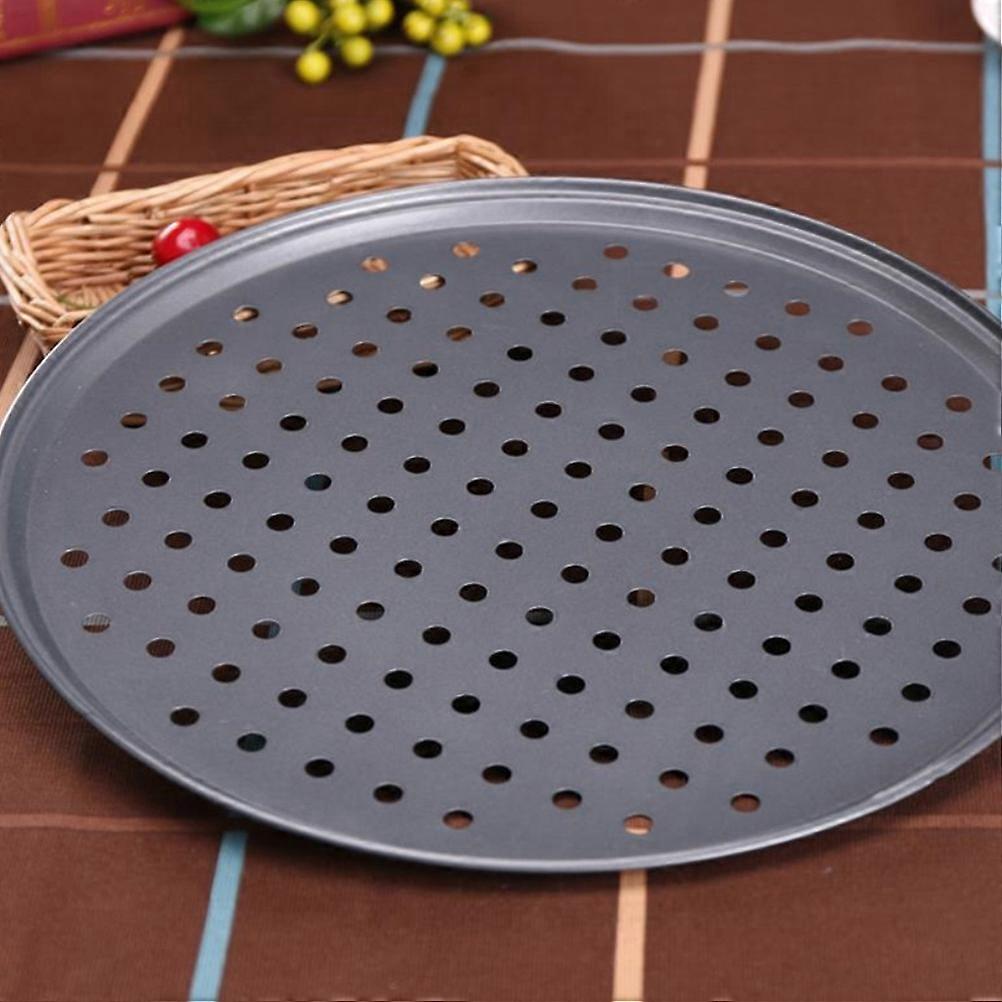 Non Stick Pizza Pan Pizza Tray Round Pizza Baking Tray Strong Baking Tool