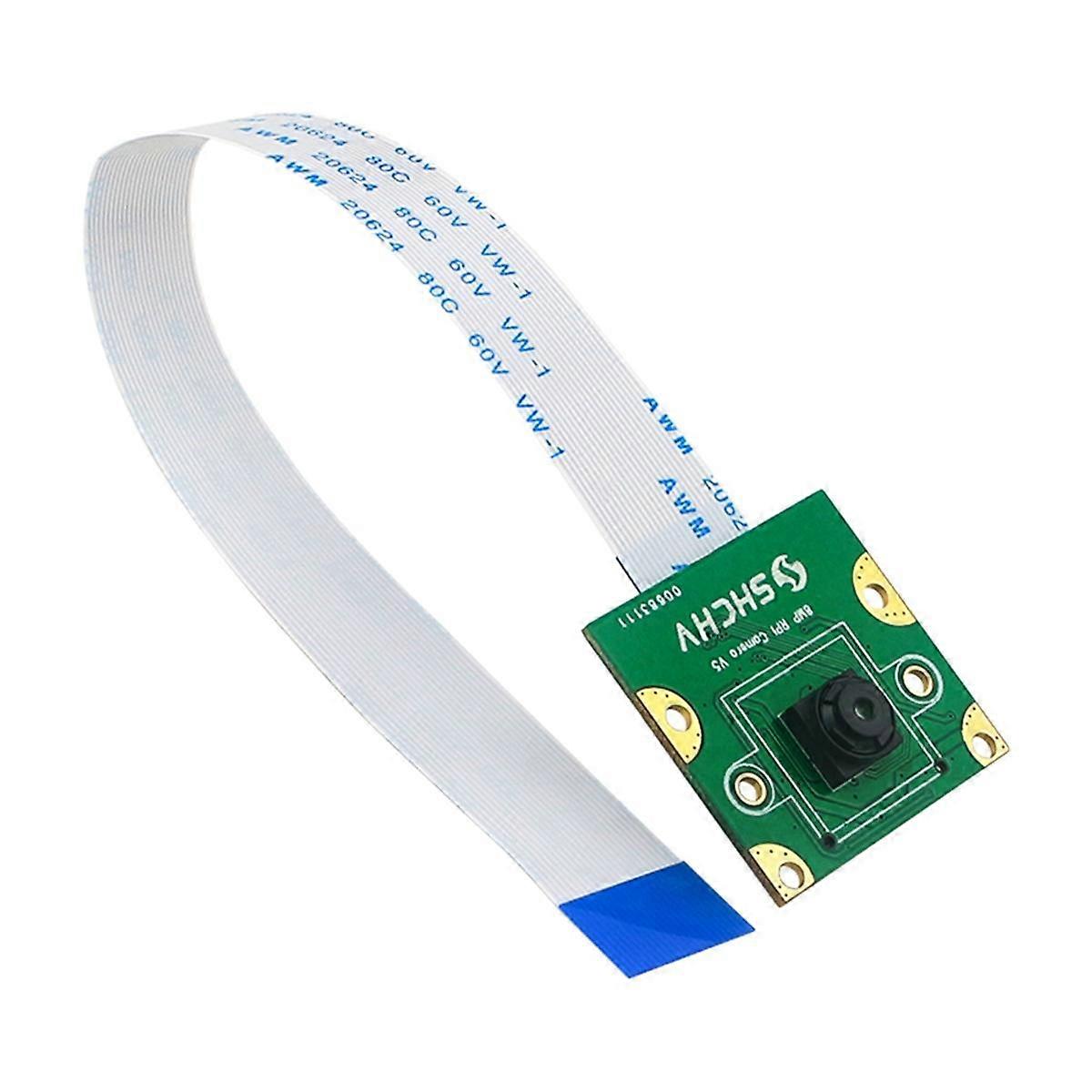 Pour 5 Caméra Vision Nocturne 8MP Capteur IMX219 130 FOV Fisheye MINI Interface avec 15cm FFC pour RPI Pi5