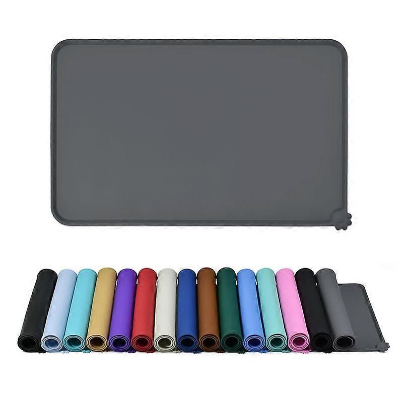 سيليكون الأليفة تغذية حصيرة ، للماء القط الغذاء حصيرة رفع الحواف