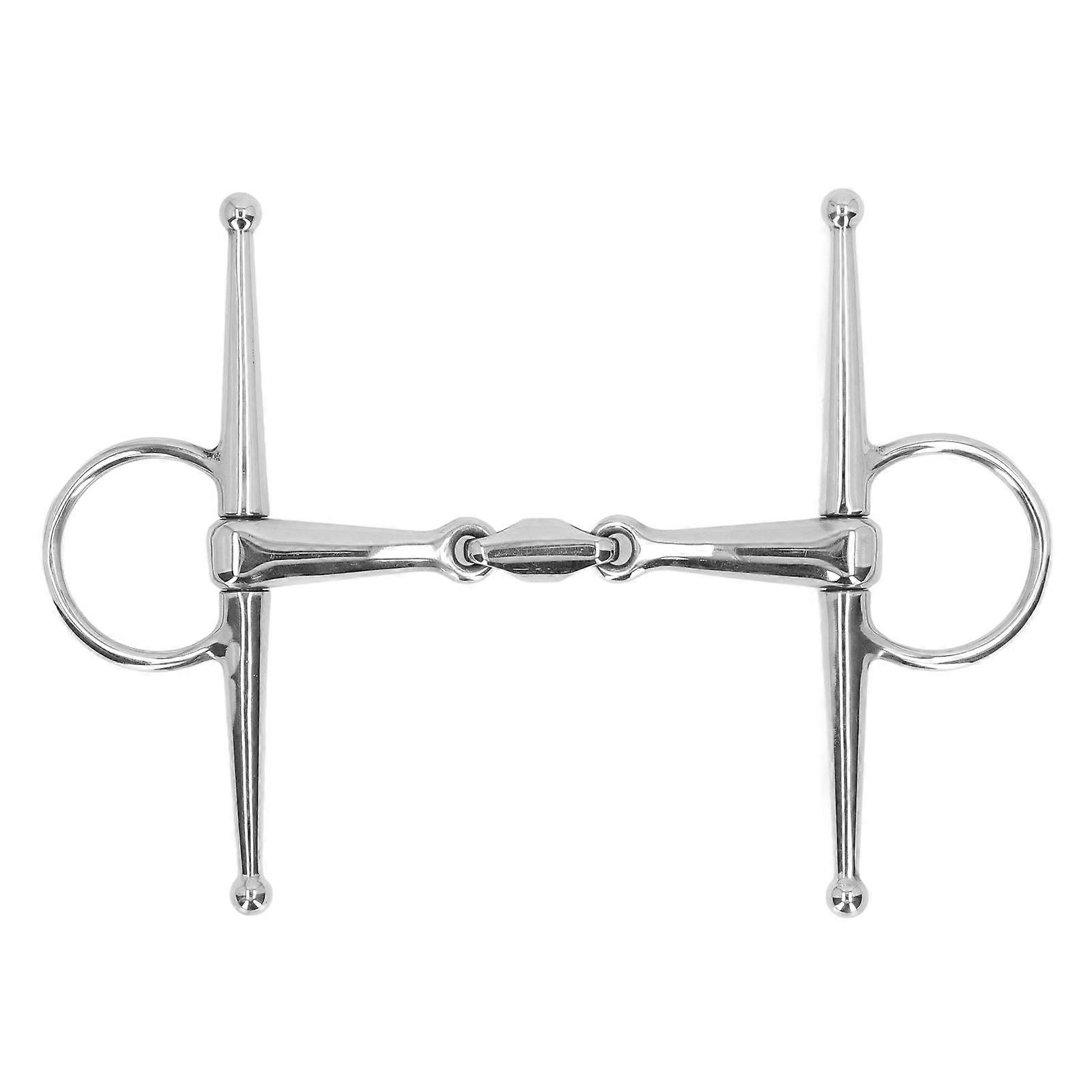 135mm Horse Mouth Bit Stainless Steel Horse Cheek Snaffle for Cultivation Outdoor Gift NO.8596