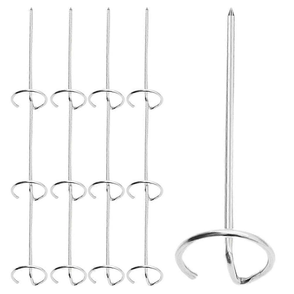 12pcs Kebab Skewers Reusable Skewers for Air Fryer Standing Kebab Skewers Grill Skewers BBQ Supplies