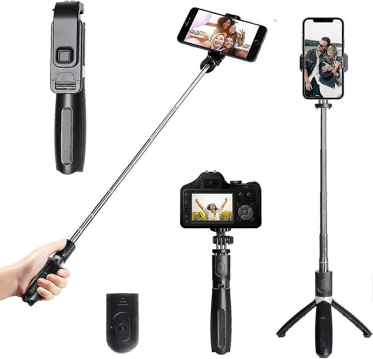 Selfie Stick Trípode, trípode portátil y flexible con control remoto inalámbrico