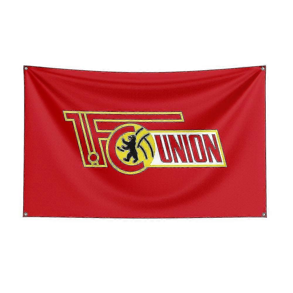 Drapeau de course imprimé en polyester 3x5 du FC Union Berlin, bannière décorative